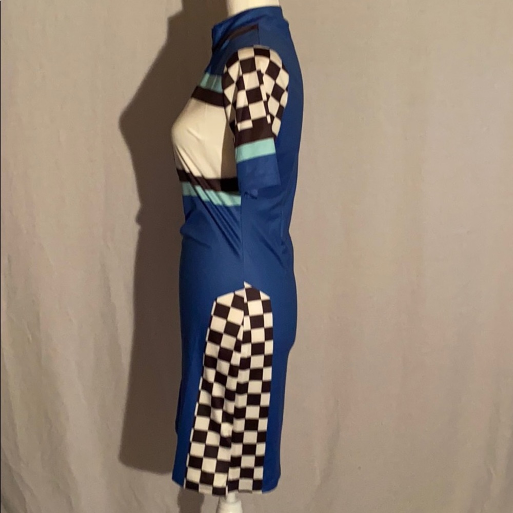 New TRENDY RACER DRESS - Picture 4 of 8